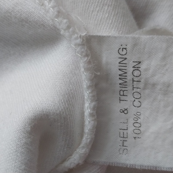 Aquascutum Cropped Zip up neck Sweater size Medium in White - Picture 7 of 9